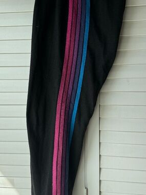 AVIATOR NATION 5 STRIPE SWEATPANTS  BLACK PINK PURPLE